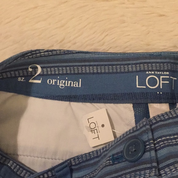 LOFT NWT shorts sz 2 6 inch inseam - Picture 3 of 5